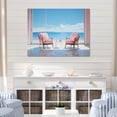 thumbnail image 1 of Designart "Coastalminimalism Coastal gracefulness Pointillism I" Nautical & Beach Canvas Print, 1 of 5