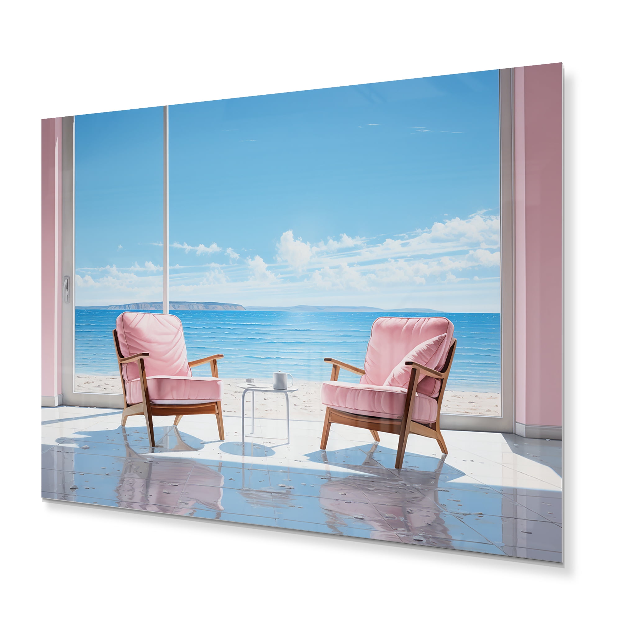 Photo inspiration: Visual Reference: Designart Coastalminimalism Coastal Gracefulness Pointillism I