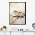 thumbnail image 1 of Designart "Coffee and Tea Bliss V" Food & Beverage Floater Framed Wall Decor, 1 of 7