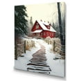 thumbnail image 1 of Designart Cold Winter View On The Country III Canvas Wall Art, 1 of 5