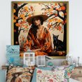 thumbnail image 1 of Designart "Collage Of A Mexican Beauty" Mexican Art Picture Framed Canvas Prints, 1 of 5
