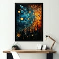 thumbnail image 1 of Designart "Collage Of Astral Kaleidoscope I" Astrology Picture Framed Canvas Wall Art, 1 of 5