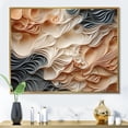 thumbnail image 1 of Designart "Collage Of Beige And Orange Custards I" Abstract Floater Framed Canvas Prints, 1 of 5