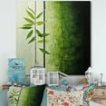 thumbnail image 1 of Designart "Collage Of Green Ferns In A Simple Design III" Leaves Canvas Prints, 1 of 7