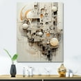 thumbnail image 1 of Designart "Collage Of Sci-Fi Moon Fantasy In Minimalistic Style III" Fantasy Wall Art Prints, 1 of 7