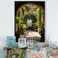thumbnail image 1 of Designart "Colonial Charm Of Cuba: An Oasis I" Cuba Floater Framed Wall Decor, 1 of 5