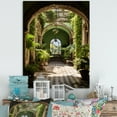 thumbnail image 1 of Designart "Colonial Charm Of Cuba: An Oasis I" Cuba Wall Decor, 1 of 7
