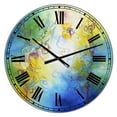 thumbnail image 1 of Designart 'Color Dances' Oversized Modern Wall Clock, 1 of 3
