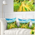 thumbnail image 1 of Designart Color of Summer - Landscape Printed Throw Pillow - 16x16, 1 of 5