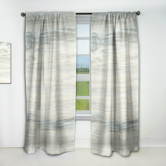 Designart 'Colorfields in Watercolor III' Modern Curtain Panel