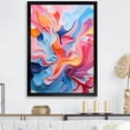 thumbnail image 1 of Designart "Colorful Abstract Liquid Ink II" Abstract Framed Wall Art - Modern Colorful Abstract Liquid Ink Living Room Framed Canvas Art, 1 of 6