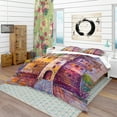 thumbnail image 1 of Designart 'Colorful Ancient Castle Oil Painting' Modern & Contemporary Duvet Cover Set, 1 of 4