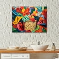 thumbnail image 1 of Designart "Colorful Basket of Laundry I" Illustration Wall Art - Modern Colorful Laundry Living Room Canvas Art, 1 of 4
