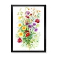 thumbnail image 1 of Designart 'Colorful Bouquet Of Wildflowers In Nature' Farmhouse Framed Art Print, 1 of 4