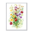 thumbnail image 1 of Designart 'Colorful Bouquet Of Wildflowers In Nature' Farmhouse Framed Canvas Wall Art Print, 1 of 5