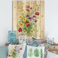 thumbnail image 1 of Designart 'Colorful Bouquet Of Wildflowers In Nature' Farmhouse Print on Natural Pine Wood, 1 of 5