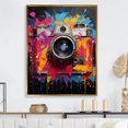 thumbnail image 1 of Designart "Colorful Cameras In Pop Art Style I" Pop Art Floater Framed Canvas Art Print, 1 of 5