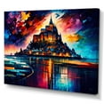 thumbnail image 1 of Designart Colorful City Of Mont Canvas Wall Art, 1 of 5