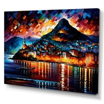 Designart Colorful City Of Rio Canvas Wall Art