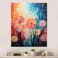 thumbnail image 1 of Designart "Colorful Fireworks Charm Pointillism II" Fireworks Metal Art Print, 1 of 1