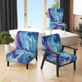 thumbnail image 1 of Designart "Colorful Fluid Ombre Ii" Upholstered Modern & Contemporary Accent Chair and Abstract Arm Chair - Multiple Color & Pattern, 1 of 7