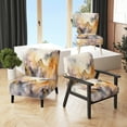 thumbnail image 1 of Designart "Colorful Fluid Ombre Ii" Upholstered Scandinavian Accent Chair and Landscapes Arm Chair - Multiple Color & Pattern, 1 of 5