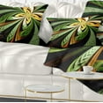 thumbnail image 1 of Designart Colorful Fractal Flower Pattern - Abstract Throw Pillow - 12x20, 1 of 5