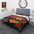 thumbnail image 1 of Designart "Colorful Jungle Dreams A Vibrant Experience" Jungle Bedding Covert Set - Landscapes Colorful Tropical Bed Set With 2 Shams, 1 of 5