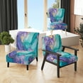 thumbnail image 1 of Designart "Colorful Liquid Fluid Pattern Ii" Upholstered Modern & Contemporary Accent Chair and Fractals Arm Chair - Multiple Color & Pattern, 1 of 7