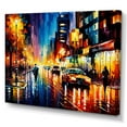 thumbnail image 1 of Designart Colorful Manhattan Time Square II Canvas Wall Art, 1 of 5
