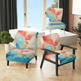 thumbnail image 1 of Designart "Colorful Mid Century Energetic Eruptions II" Upholstered Abstract Accent Chair and Mid-Century Modern Arm Chair - Multiple Color & Pattern, 1 of 7