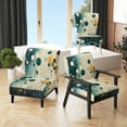 thumbnail image 1 of Designart "Colorful Mid Century Minimalist Oasis I" Upholstered Abstract Collages Accent Chair and Modern & Contemporary Arm Chair - Multiple Color & Pattern, 1 of 7