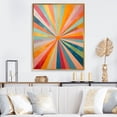 thumbnail image 1 of Designart "Colorful Mid Century Optical Charm I" Abstract Floater Framed Canvas Print, 1 of 7
