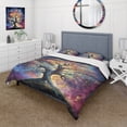 thumbnail image 1 of Designart "Colorful Oak Tree magic Strength I" Tree Oak Bedding Covert Set - Traditional Multi-Color Floral Bed Set With 1 Sham, 1 of 6