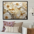 thumbnail image 1 of Designart "Colorful Petal Symphony VI" Ranunculus Floater Framed Canvas Prints, 1 of 5