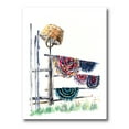 thumbnail image 1 of Designart ' Colorful Russian Rugs On Drying Line ' Global Canvas Wall Art Print, 1 of 4