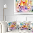 thumbnail image 1 of Designart Colorful Seamless Pattern - Abstract Throw Pillow - 16x16, 1 of 5