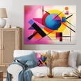 thumbnail image 1 of Designart "Colorful Suprematism quintessence Of Pure III" Abstract Suprematism Canvas Art Print, 1 of 5