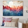 thumbnail image 1 of Designart "Colorful Watercolor Cityscape III" Extra Large Landscapes Wall Art - Modern Multicolor Abstract Landscapes Living Room Canvas Art, 1 of 1