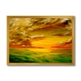 thumbnail image 1 of Designart 'Colorful and Bright Sunset At Santa Rosa California' Farmhouse Framed Art Print, 1 of 4