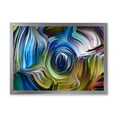thumbnail image 1 of Designart 'Colour Spiral Fusion' Modern Framed Art Print, 1 of 4