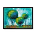 thumbnail image 1 of Designart 'Colourful Landscape Trees Impressionist II' Modern Framed Art Print, 1 of 4