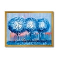 thumbnail image 1 of Designart 'Colourful Landscape Trees Impressionist III' Modern Framed Art Print, 1 of 4