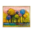 thumbnail image 1 of Designart 'Colourful Landscape Trees Impressionist IV' Modern Framed Canvas Wall Art Print, 1 of 5