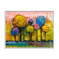 thumbnail image 1 of Designart 'Colourful Landscape Trees Impressionist IV' Modern Framed Canvas Wall Art Print, 1 of 5