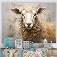 thumbnail image 1 of Designart "Comfortable Sheep In Beige III" Sheep Canvas Wall Art, 1 of 7