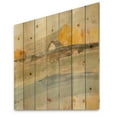thumbnail image 1 of Designart 'Coming on Abstract Farmhouse Landscape' Traditional Print on Natural Pine Wood, 1 of 3
