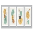 thumbnail image 1 of Designart ' Compostion Minimalistic of Organic Shapes III ' Modern Canvas Wall Art Print, 1 of 4