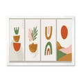thumbnail image 1 of Designart 'Compostion Minimalistic of Organic Shapes VI' Modern Framed Art Print, 1 of 1