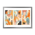 thumbnail image 1 of Designart 'Compostion Minimalistic of Organic Shapes VII' Modern Framed Art Print, 1 of 4